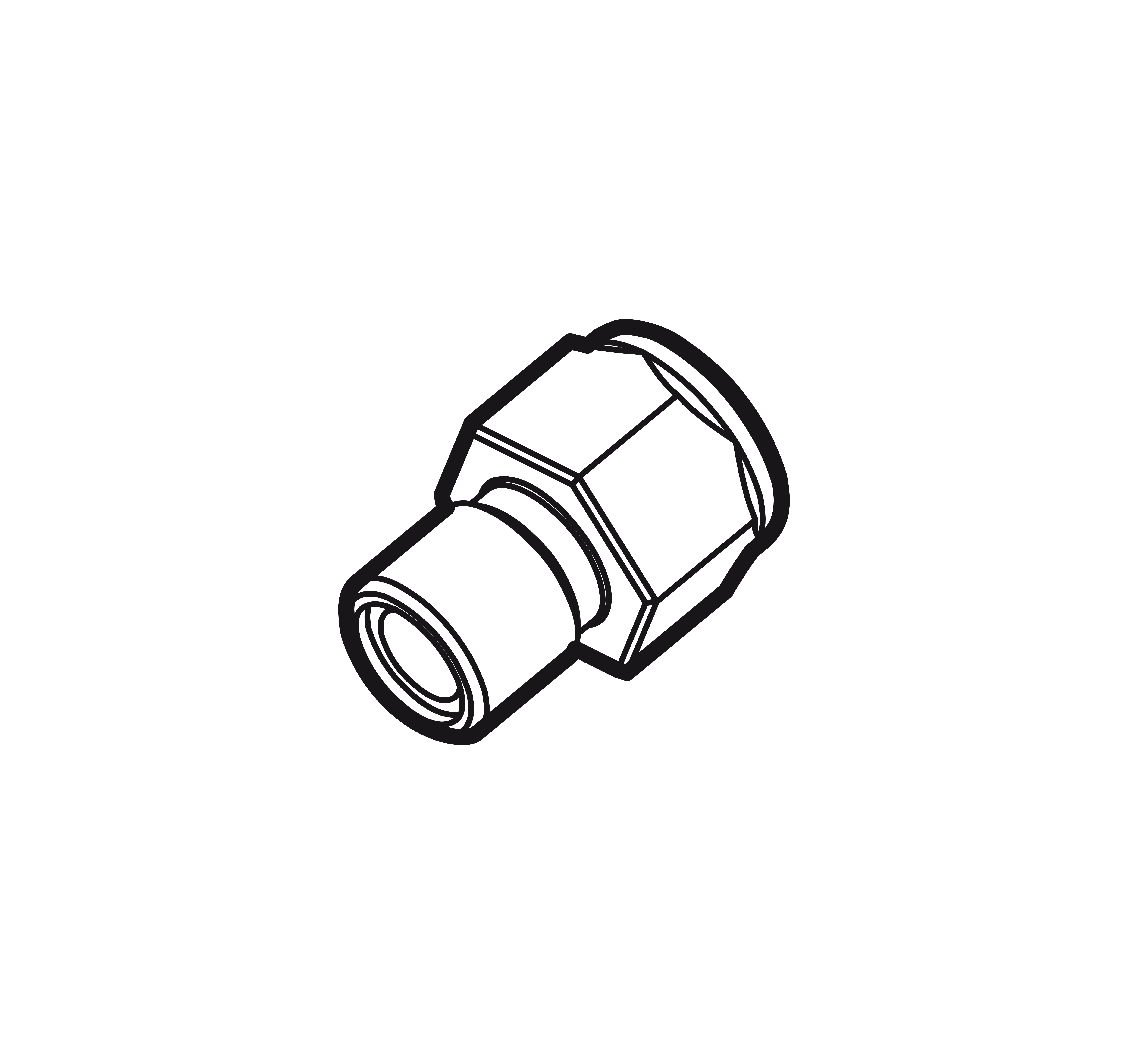 Air inlet nipple | 3303 0052 04